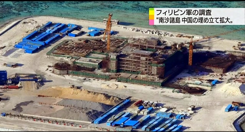 Illustration for article titled Look How Quickly China is Building Its Island Bases Out Of Nothing